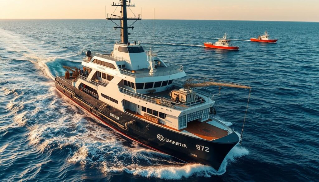 moderne Fischereitechnologie