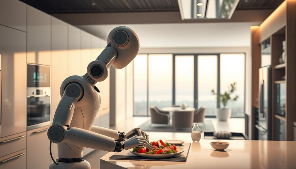 moderne Haushaltsroboter Technik