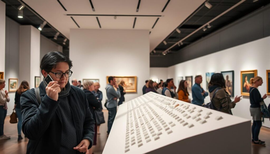 Audiodeskription in Kunstausstellungen
