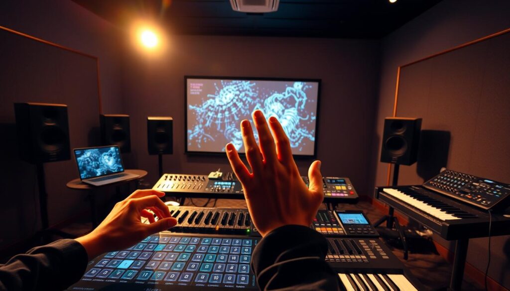 Bewegungsgesteuerte Musik Technologie