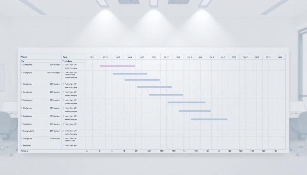 Gantt-Diagramm Projektplanung Gantt-Diagramm Projektplanung