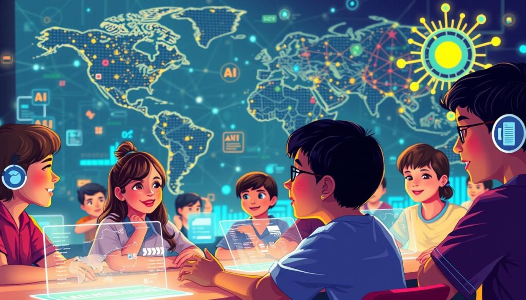 Globale Schulkooperationen mit KI