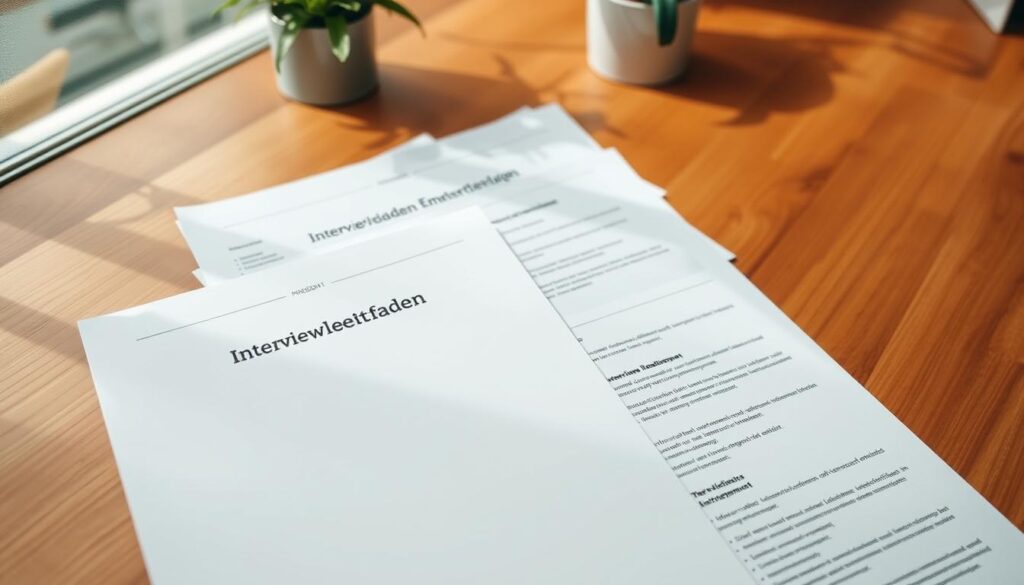 Interviewleitfaden Entwicklung