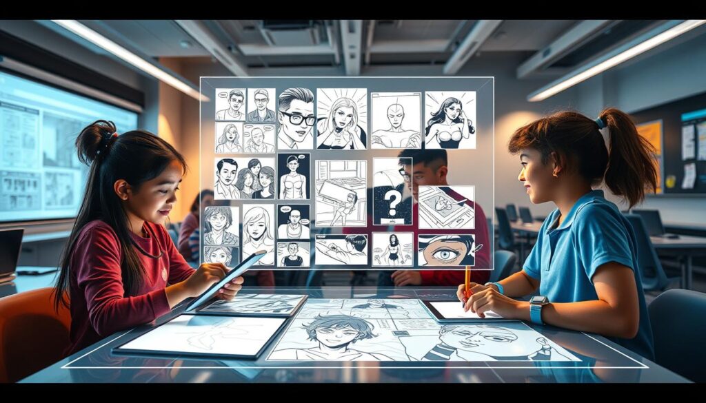 KI-Tools für digitale Comicerstellung in Bildungstechnologie