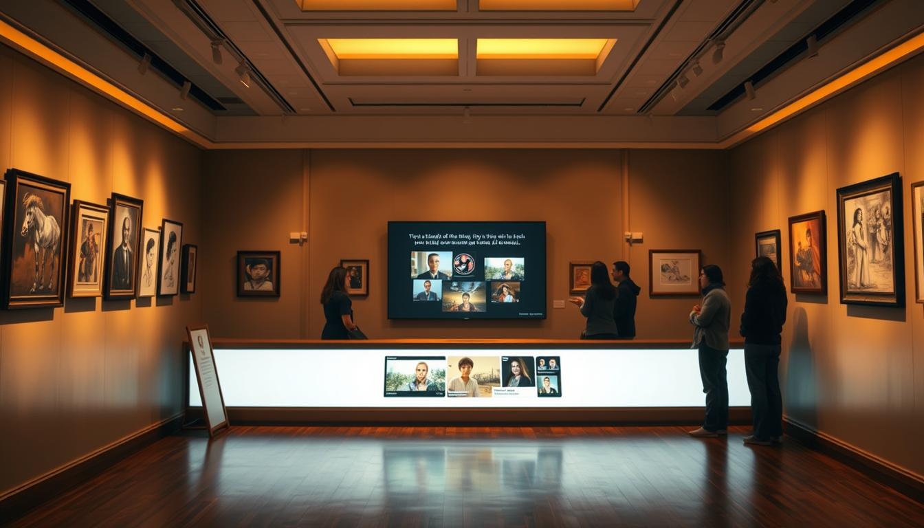 KI für digitale Ausstellungen von Schülerarbeiten