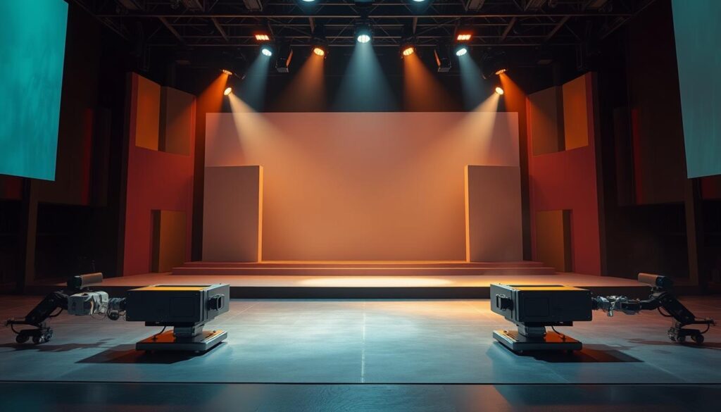 KI-gesteuerte Bühnenelemente im Theater