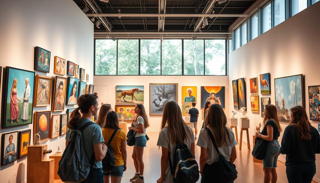 KI-gestützte Kunstkuration in Schülerkunstgalerien