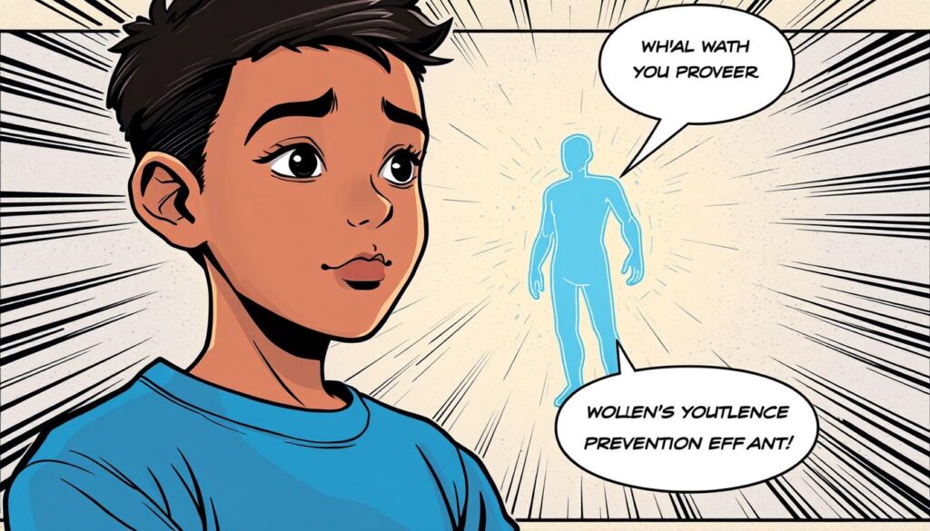 KI in Comics Gewaltprävention