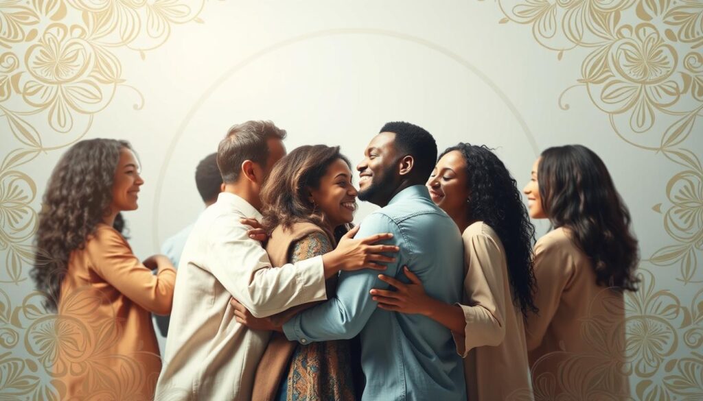 KI-unterstützte Plakatgestaltung für Frieden und Toleranz