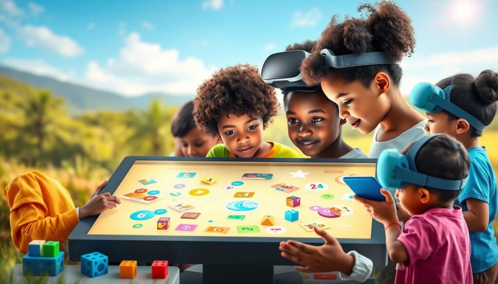 Kinder und Technologie digitale Entwicklung