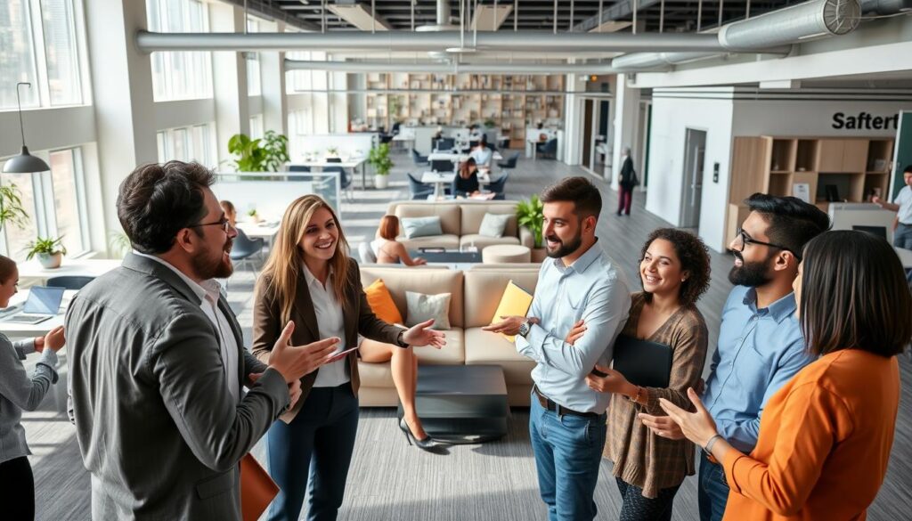 Kommunikationsstruktur in modernen Arbeitsumgebungen