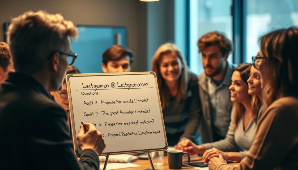 Leitfragen in der Moderation Leitfragen in der Moderation