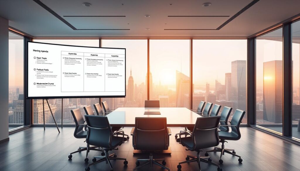 Meetingstruktur Visualisierung