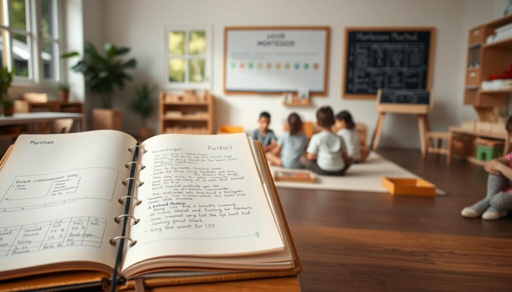 Montessori-Pädagogik Portfolio-Entwicklung
