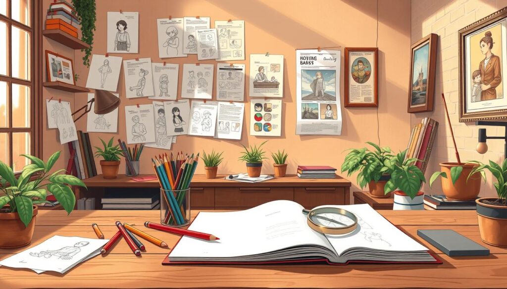 Motivanalyse in Illustrationen