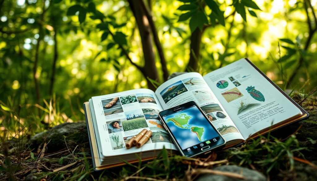 Multimedia in Naturtagebüchern