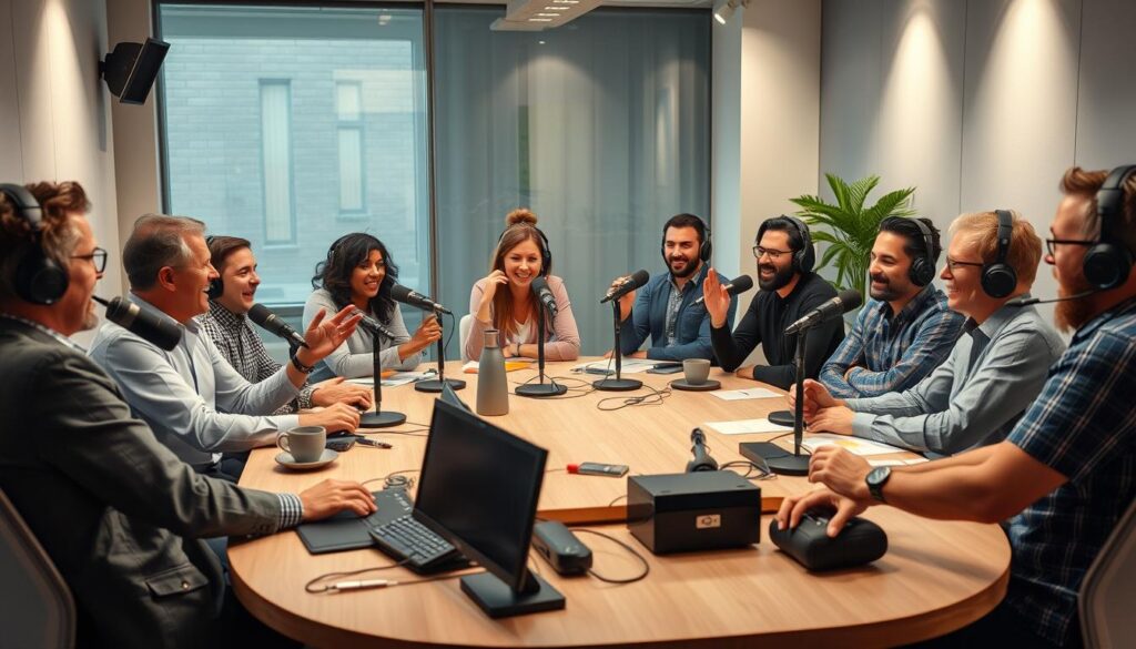 Partizipative Podcast-Elemente