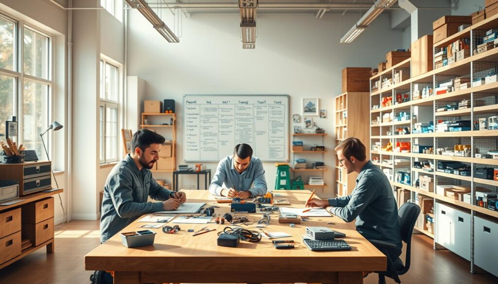 Projektorganisation im Makerspace