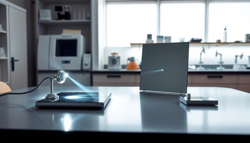 Reflexionsgesetze Experiment