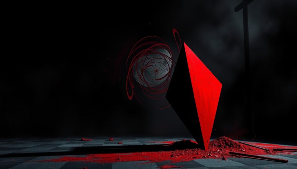 Rot in visueller Kommunikation