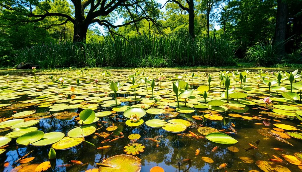 Teichökosystem Biodiversität