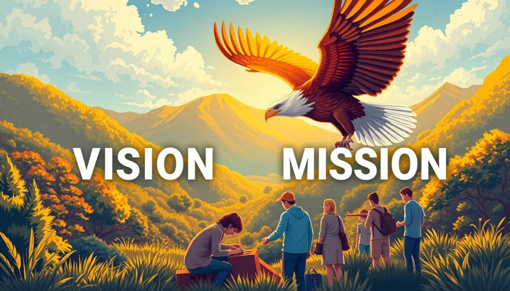 Vision und Mission Unterscheidung