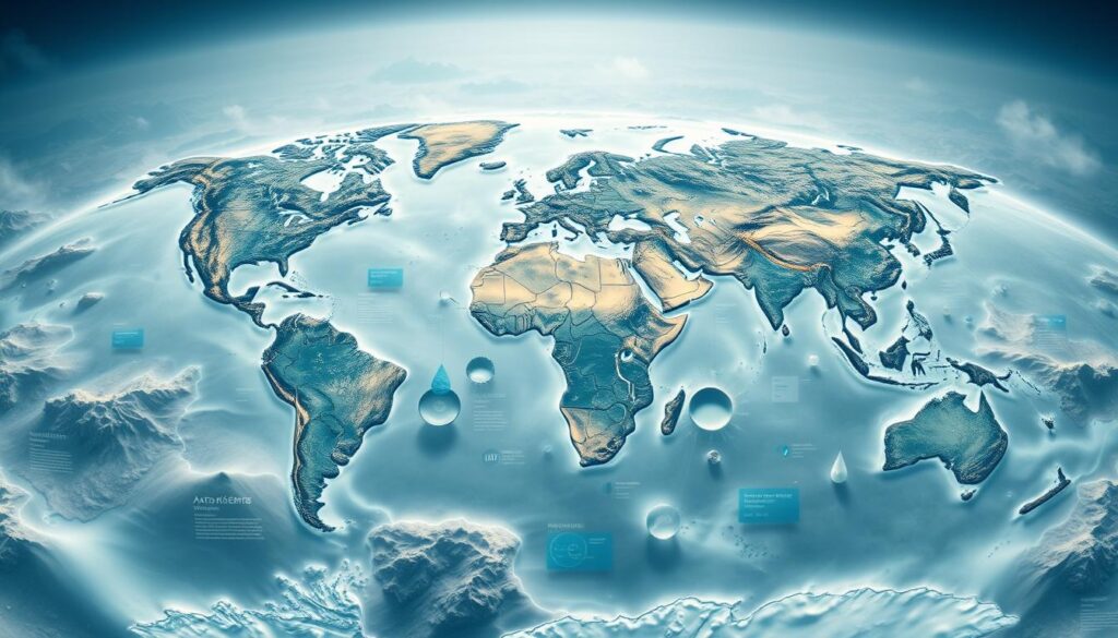 Wasserressourcen Verteilung