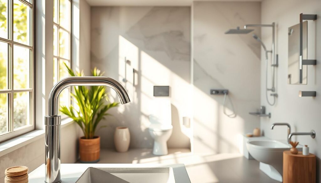 Wassersparende Sanitärtechnologien