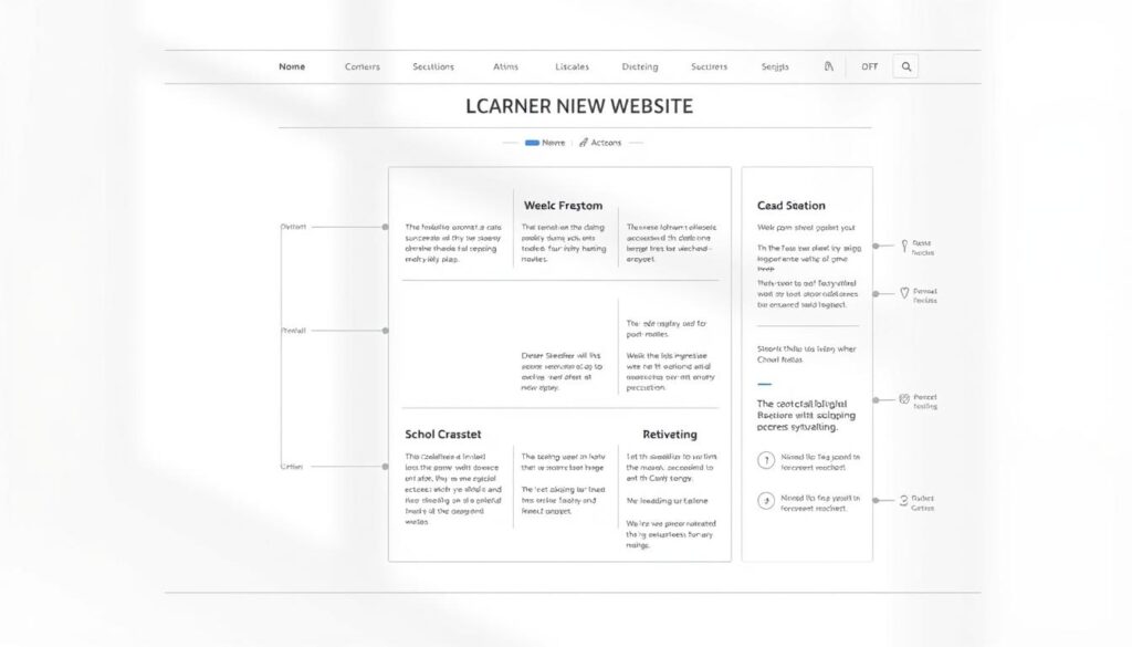 Website-Struktur digitale Schulzeitung