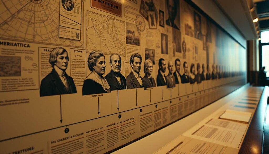 Zeitstrahl Geschichte Visualisierung