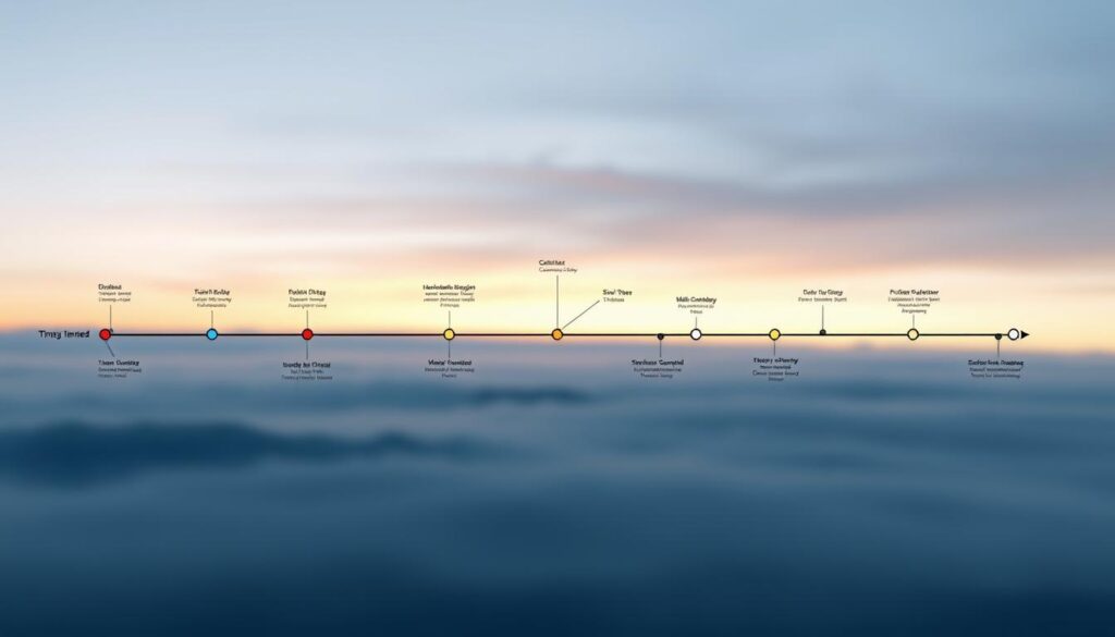 Zeitstrahl Visualisierung