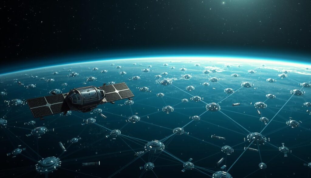Autonome Satelliten Weltraumkommunikation