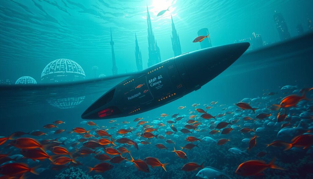 KI-Systeme in Unterwasserstädten