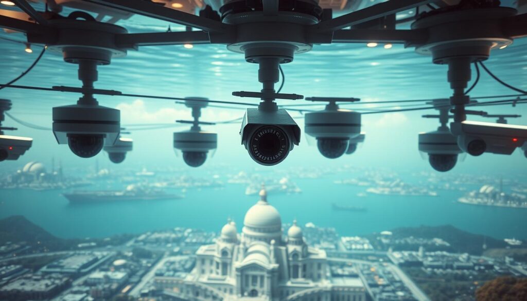 KI-Überwachung in Unterwasserstädten