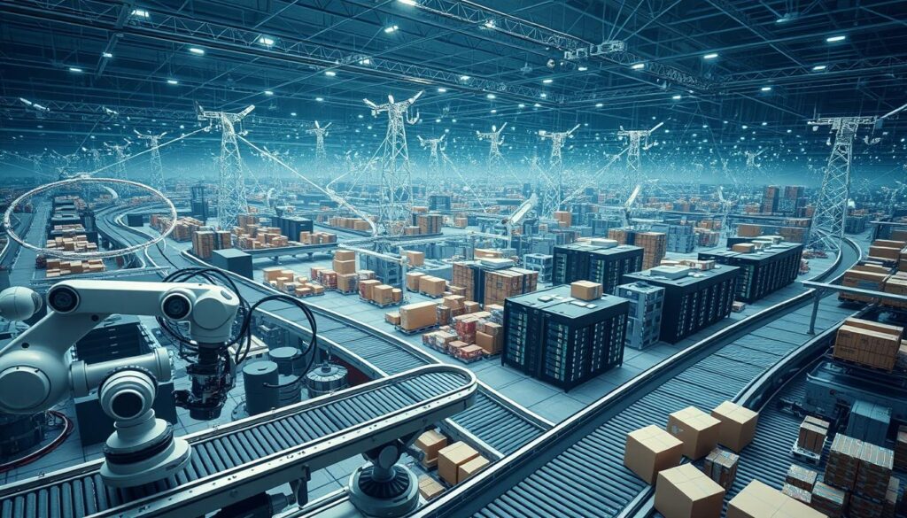Lieferketten-Technologie Infrastruktur