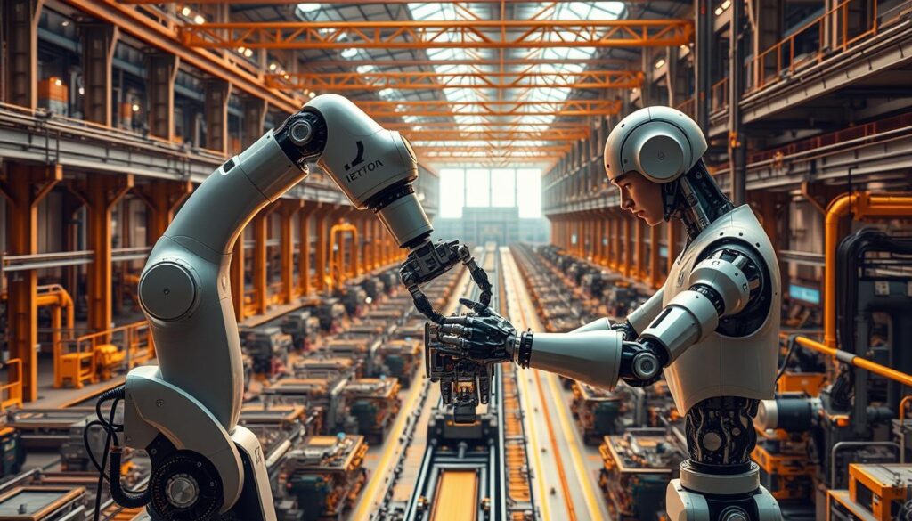 Mensch-Maschine-Kollaboration in der Industrie Mensch-Maschine-Kollaboration in der Industrie