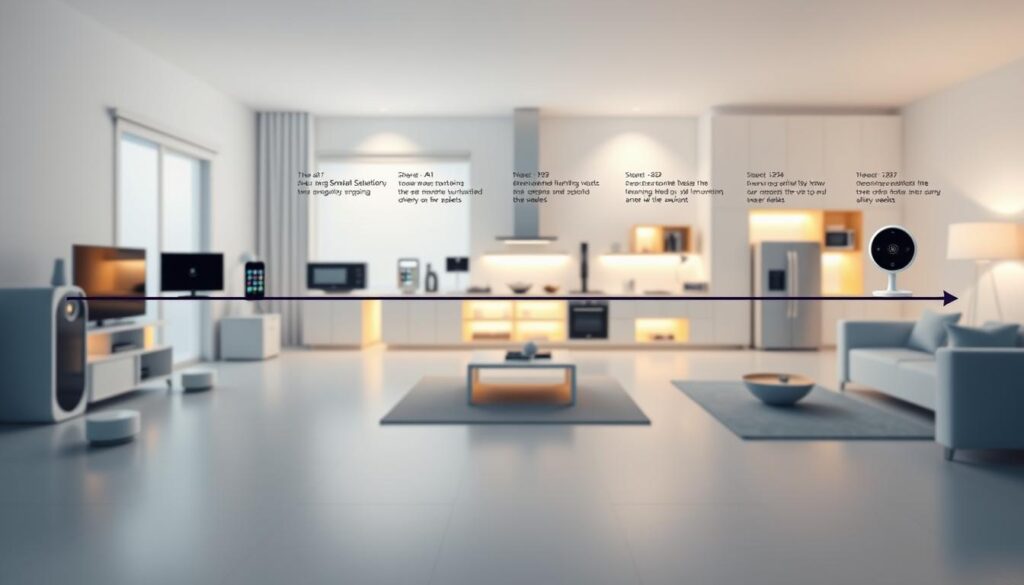 Smart Home Entwicklung Zeitlinie