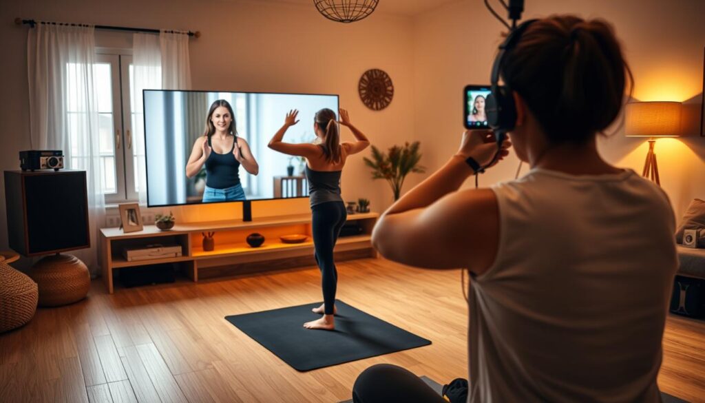 Virtuelles Heimtraining mit persönlicher Betreuung