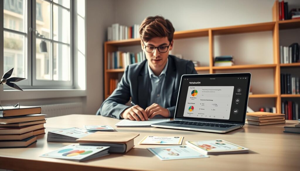NotebookLM Karteikarten und Quiz Lernsystem