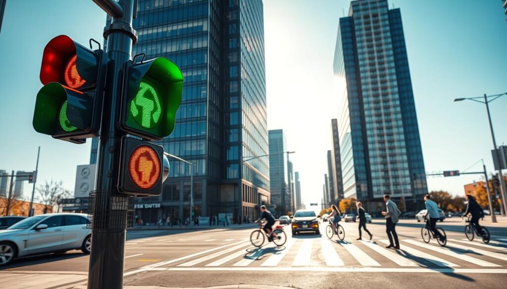 Adaptive Signalsteuerung für intelligente Verkehrssysteme