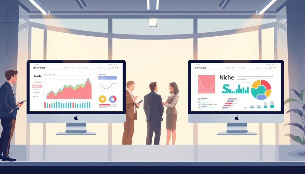 All-in-One SEO-Plattformen und spezialisierte SEO-Lösungen im Vergleich