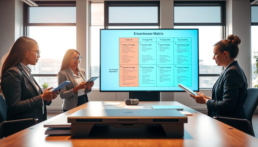 Aufgabenpriorisierung durch KI und Eisenhower-Matrix