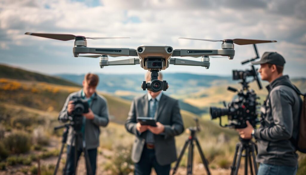 Automatisierte Kameraführung und Drohnentechnologie in der Filmproduktion