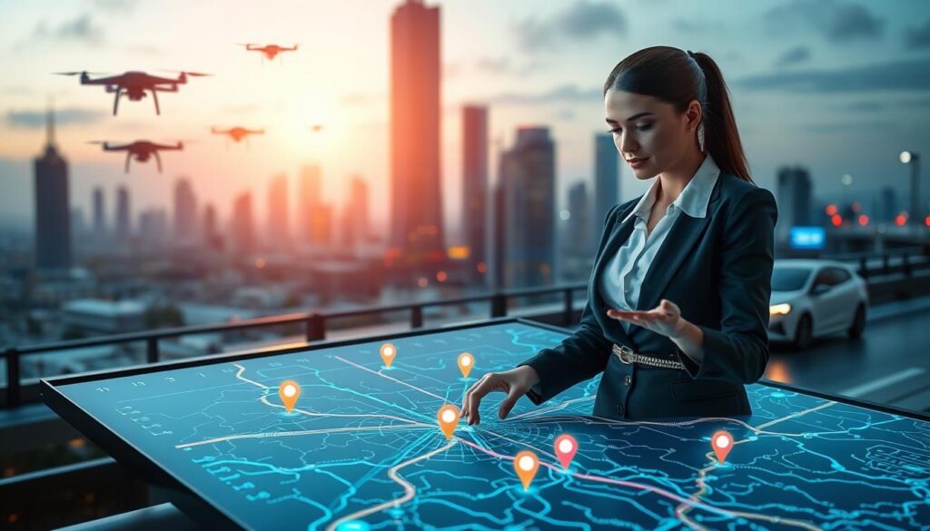 Automatisierte Routenplanung mit KI-Technologie