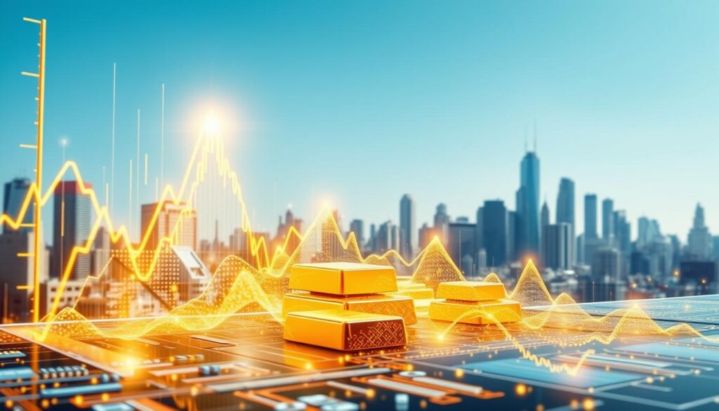 Azure Cloud Edelmetalle und Tech-Aktien Korrelation