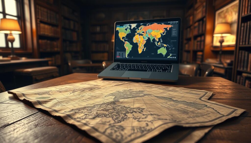 Bildanalyse historische Karten mit künstlicher Intelligenz Bildanalyse historische Karten mit künstlicher Intelligenz