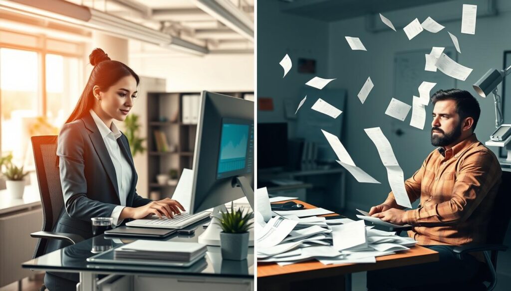 Buchhaltungsautomatisierung und manuelle Belegerfassung im Vergleich Buchhaltungsautomatisierung und manuelle Belegerfassung im Vergleich