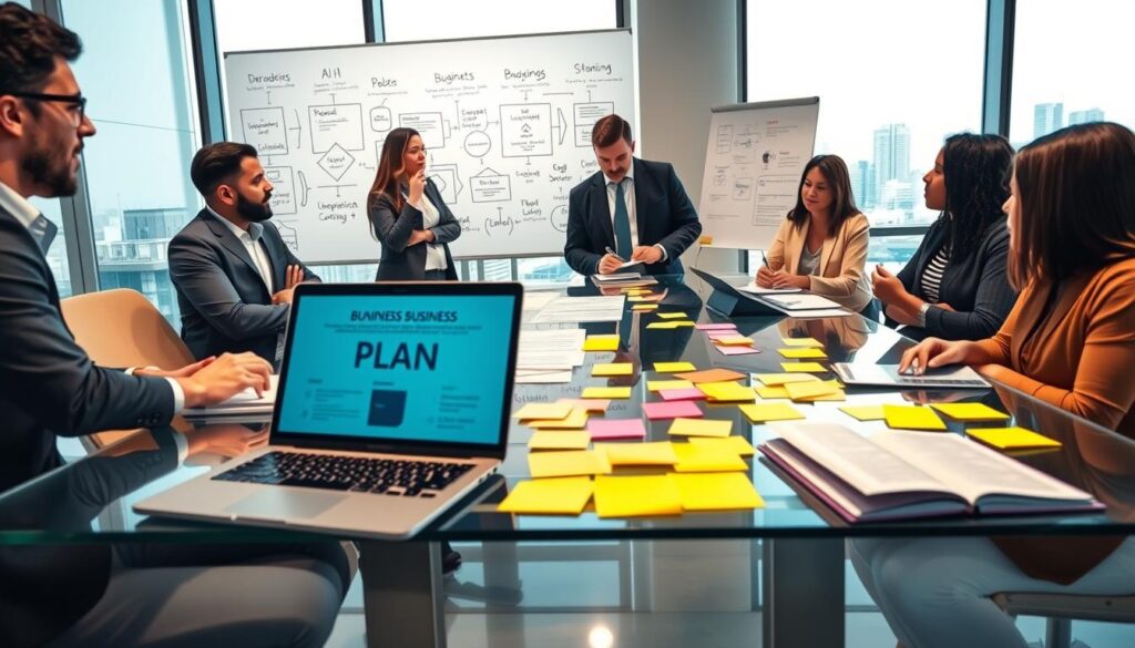 Business Plan Vorlage mit KI-Prompts erstellen
