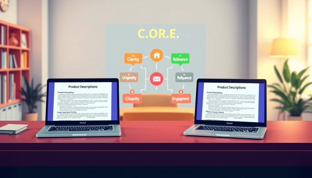 C.O.R.E.-Prinzip für Produktbeschreibungen optimieren