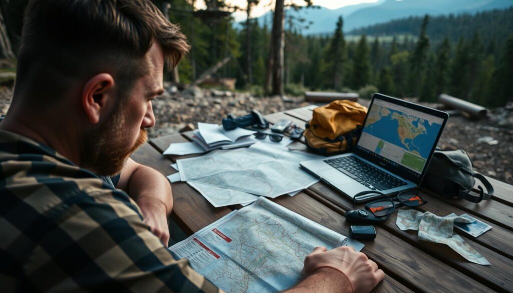 Camping Planungsprobleme bei traditioneller Reiseplanung